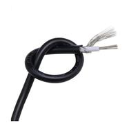 5/10M UL1185 Shielded Wire 28 26 24 22 20 18 16 14 12 10 AWG Channel Audio Single Core 1C Electronic Copper Signal Shield Cable (Color : GRAY, Size : 5 METERS_UL1185 28AWG)
