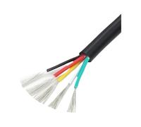 5/10M UL2464 Shielded Wire 26AWG 24AWG 22AWG Channel Audio Line 2 3 4 5 6 8 Cores Copper Signal Control Cable Sheathed Wires(22AWG 10m,5 Cores)