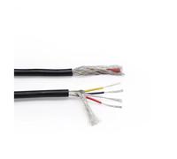 5/10M UL2547 Shielded Wire Signal Cable 30 28 26 24 22 20 18 AWG Channel Audio 2 3 4 5 6 8 Core Headphone Copper Control Wires (Color : 22AWG Black, Size : 5 METERS_4 CORES)