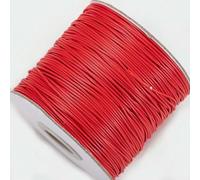 5/10Meters Round Wax Thread Polyester Leather Cord Rope Coated Strings for Braided Bracelets Jewelry Making DIY-Red-1.0mm 10meters