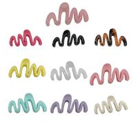 5/10pack Stylish Street Claw Clip Fashion Versatiles Claw Clip Personality Accessory For Voluminous Hairstyles