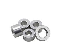 5/10pc M3 M4 M5 M6 M8 M10 Aluminum bushing washer gasket round hollow no thread standoff spacer thickness 2/3/4/5/6/8/10/12/30mm(M6x10xL 10pcs,Length 6mm)