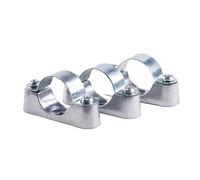 5/10Pcs 16/20/25/32/40/50Mm Aluminum Alloyl Off-Wall Code Saddle Clip Pipe Clamp Bracket Fixed(50mm 10pcs)