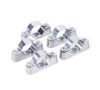 5/10Pcs 16/20/25/32/40/50Mm Aluminum Alloyl Off-Wall Code, Saddle Clip, Pipe Clamp, Pipe Bracket, Fixed Clip(25mm 5pcs)