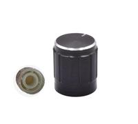 5/10pcs 20 Position Incremental 360 Rotary Encoder Knob Button Switch EC11 Digital Potentiometer 15/20mm Plum Half Shaft IDGTTLDF(Plum Handle Black,10pcs)