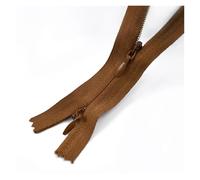 5/10Pcs 3# Invisible Nylon Zippers 60/120cm Double Slider Hidden Zipper for Sewing Clothes Bag Pillow Zip(Coffee,120CM_10PCS)