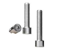 5/10Pcs 304 Stainless Steel Hexagon Socket Head Screws Bolt Head Diameter M5 M6 M8 Length 40mm-70mm(65mm,M5(10pcs))