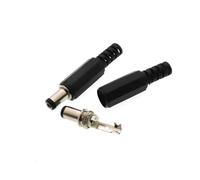 5/10Pcs 5A 30V For DC Power Supply Jack Socket Female Panel Mount Connector 5.5mm 2.1mm Plug Adapter Terminal Types .5x2.1(DC Male,10PCS)