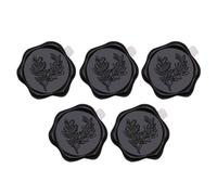 5/10Pcs Antique Embossed Seal Stamp Sticker 30mm Adhesive Labels for Envelope Invitation Card Scrapbooking Adhesive Seal Decals