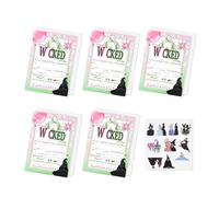 5/10PCS Birthday Card with Envelopes, Let's Have A Good Time Invites Cards with Waterproof Sticker, Viewing Party Invites for Adults Kids