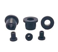 5/10Pcs Black Rubber Sealing Ring Computer Desk Cable Grommets Hole Cover Outlet Port Furniture Hardware Cabinet Vent Decor Plug(A-9mm,5Pcs)