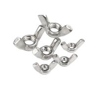 5-10pcs Butterfly Wing Nut Stainless Steel A2 A4 Grade M3 M4 M5 M6 M8 M10 M12(A2 304 SS,M5 5pcs)