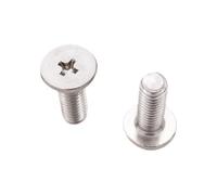5/10pcs CM M1.4 .6 M2 .5 M3 M4 M5 M6 M8 A2-70 304 Stainless Steel Cross Ultra Thin Super Low Flat Wafer Head Bolt Screw(12mm,M6 10pcs)