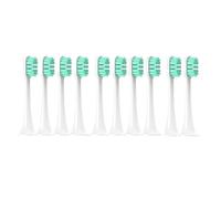 5/10Pcs ，Compatible for xiaomi ， T300/T500/T700 Sonic Electric Toothbrush Heads Replaceable Refill Nozzles 4Colors with Anti-Dust Caps(10 Green)