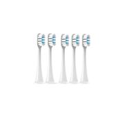 5/10Pcs ，Compatible for xiaomi ， T300/T500/T700 Sonic Electric Toothbrush Heads Replaceable Refill Nozzles 4Colors with Anti-Dust Caps(5 White)