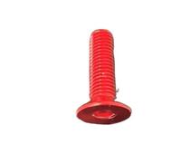 5-10pcs DIN7991 M3 M4 M5 M6 M8 *6/8/10/12/16/20/25/30 Anodized Colorful Aluminum Flat Hex Socket Countersunk Head Screw(Red,M6X16 10PCS)