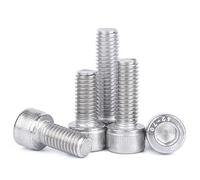 5/10pcs DIN912 M1.4 .6 M2 .5 M3 M4 M5 M6 M8 M10 304 Stainless Steel Allen Hexagon Hex Socket Cap Head Screw Bolt(14mm,M5 10pc)