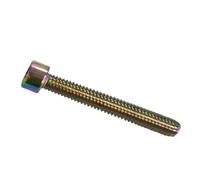 5-10pcs DIN912 Titanium-plated Colorful Gloden black Stainless Steel M3 M4 M5 M6 hex socket cap head screw(Rainbow,M3x8 10PCS)