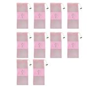 5/10pcs Easy Access Breathable Dance Shoe Bag Drawstring Closure Pouches Portable Storage Bag for Footwear Organizing Travel Dance Shoe Organizers
