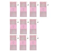 5/10pcs Easy Access Breathable Dance Shoe Bag Drawstring Closure Pouches Portable Storage Bag for Footwear Organizing Breathable Dance Footwear Pouches