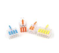 5/10PCS Fast Compact Splicing Conductor Connector 1 In Multiple Out Splitter Splicing Terminal Block M3 screw fixing Hole IDGTTLDF(D1-5TO,10PCS)