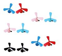5 / 10pcs Funny Fan Themed Hair Clip Multi Color Selection Practical Barrettes for Costumes Everyday Styling Strong Grip Windmill Clip