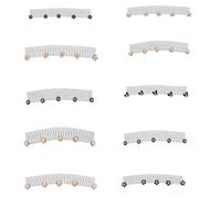 5 / 10Pcs Hair Flyaway Smoothing Comb Strong Metal Frame Invisible Bangs Fixed Insert for Work and Outdoor Activity Hair Styling