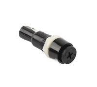 5/10PCS holders Thread/Cross Black Bakelite Insurance 250V AC Tube Socket Panel Fuse Socket Copper 5×20mm 6×30mm Fuse IDGTTLDF(6X30 Cross,10PCS)