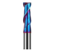 5/10pcs HRC65 CNC Carbide Flat End Mill Tungsten Cutter 2 Flute Metal Steel Machining Tool Key Face Square Router Bit 6 8 12MM For WOOD(10 PCS,5X20X5DX75L)