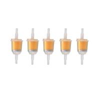 5/10Pcs Inline Gas/fuel Filter 1/4" For Lawn Mower Small Engine Auto Motorcycle Four-wheeled Atv Oil Filt Filter Petrol Cup(5pcs)