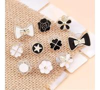 5/10Pcs Invisible Seamless Shirt Collar Anti Slip Clips, Rustproof Non-Slip Cuff Fix Clips for Men Women, Universal Size 1-9