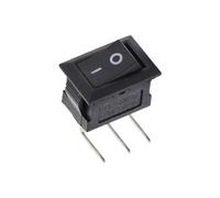 5/10PCS KCD11 Rocker Switch 10 * 15mm Push Button ON-OFF/ON-OFF-ON 2 Pins / 3 Pins 3A 250VAC / 6A 125VAC 10x15mm(3Pin L-type black,10PCS)