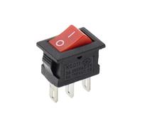5/10PCS KCD11 Rocker Switch 10 * 15mm Push Button Switch ON-OFF/ON-OFF-ON 2 Pins / 3 Pins 3A 250VAC / 6A 125VAC 10x15mm IDGTTLDF(3pin ON-OFF Red,5PCS)