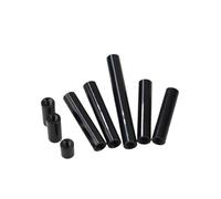 5-10pcs/lot M2 m2.5 M3 M4 M5 black round aluminum standoff Column rods Round Aluminum Spacer(90MM_M3 10PCS)
