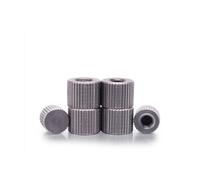 5-10pcs/lot M2 M2.5 M3 M4 M5 M6 Stainless Steel Brass Blind Small Head Knurled Thumb Nut Hand Tighten Nut(Stainless steel,M5 5PCS)