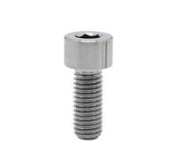 5-10pcs/lot TC4 Titanium Alloy Cylindrical Head Hexagon Socket, M1.6/M2/M2.5/M3/M4/M5/M6/GR5 Magnetic Screws(4mm(10pcs),M2.5)