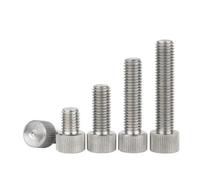 5/10Pcs M2 M2.5 M3 M4 M5 M6 M8 304 Stainless Steel Thumb Screw Plain Flat Type Knurled Head Maunal Adjustment Bolt(20mm,M8 (5PCS))