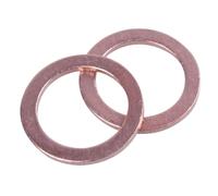 5/10pcs M21-M28 Brass Copper Sealing Boat Crush Washer Flat Gasket Ring Sump Plug Oil Seal Fitting Thickness 1.5mm(M24x32x1.5 10Pcs)