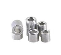 5-10pcs M3 M4 M5 M6 M8 M10 M12 Aluminum CNC Bushing Gasket Aluminum Round Spacer Unthreaded Standoff Bushing Washer 2mm To 30mm(M5x8xL (10pcs),Length 30mm)