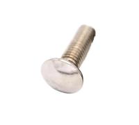 5/10pcs M4 M5 M6 M8 M10 M12 A2-70 304 Stainless Steel GB12 DIN603 Truss Round Head Square Neck Carriage Screw Coach Bolt(40mm,10pcs M4)