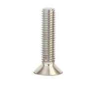 5/10pcs M5 M6 10.9 Grade Nickel Plated Countersunk Socket Head Cap Screws Flat(40mm,M6-5pcs)