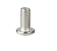 5/10pcs M6 M8 304 Stainless Steel Large Flat Hex Hexagon Socket Head Allen Furniture Rivet Screw Connector Joint Bolt(5pcs M6,55mm)