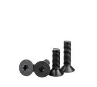 5/10PCS M6 M8 Hexagon Socket Flat Head Screw Carbon Steel Allen Bolts Machine Screw(M8 5pcs,50mm)