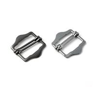 5/10Pcs Metal Slider Buckle 20/25/30mm Double Pin Clasp Adjuster Backpack Bag Belt Bikini Bra Strap Sewing Accessories-25mm-10Pcs,Gun Color