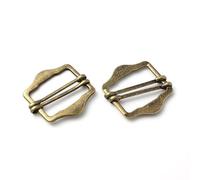 5/10Pcs Metal Slider Buckle 20/25/30mm Double Pin Clasp Adjuster Backpack Bag Belt Bikini Bra Strap Sewing Accessories-25mm-10Pcs,Bronze