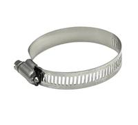 5/10pcs Pipe Clamps Stainless Steel Hose Clips Diameter 8mm ~ 120mm Car Fuel Hose Pipe Clamps Worm Drive Durable Clip Fixed Tool(16-25mm x 5pcs)