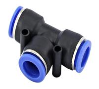 5/10PCS Pneumatic Fittings Quick Connector Air Tube Connectors Plastic PU PY PE PV PM SA 4mm 6mm 8mm 10mm 12mm Air Hose Fitting(PE(10PCS),8mm)