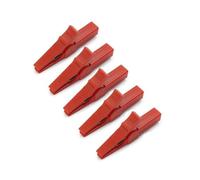 5/10pcs Red Black Alligator Clips, 55mm Copper Test Probe Leads for Multimeter Accessories(10Pcs)