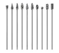 5 / 10Pcs Rotary File Burr Industrial Alloy Files Cylindrical Grinding Head Professional Metalworking Tool Burr Set