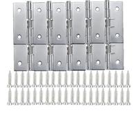 5/10PCS Spring Self-Closing Hinge Stainless Steel Cabinet Load for Door Windows Closer Automatic Bounce Furniture Hardware for Doors(5pcs,4 inch)